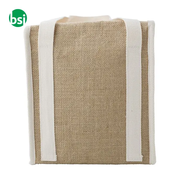 Borsa termica in juta personalizzabile Raveena -  2