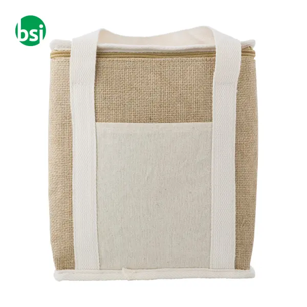 Borsa termica in juta personalizzabile Raveena -  4