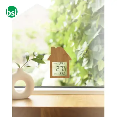 Stazione meteorologica in bamboo a forma di casa Lana - Immagine 4