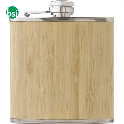 Fiaschetta in acciaio inox e bamboo Hayden - Immagine 2