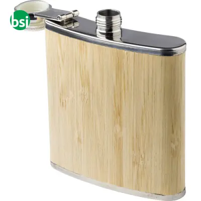Fiaschetta in acciaio inox e bamboo Hayden - Immagine 3