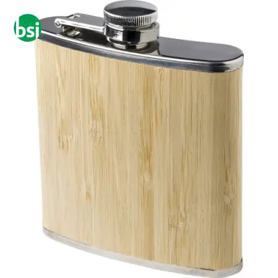 Fiaschetta in acciaio inox e bamboo Hayden - Immagine 1