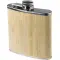 Fiaschetta in acciaio inox e bamboo Hayden - Anteprima 1