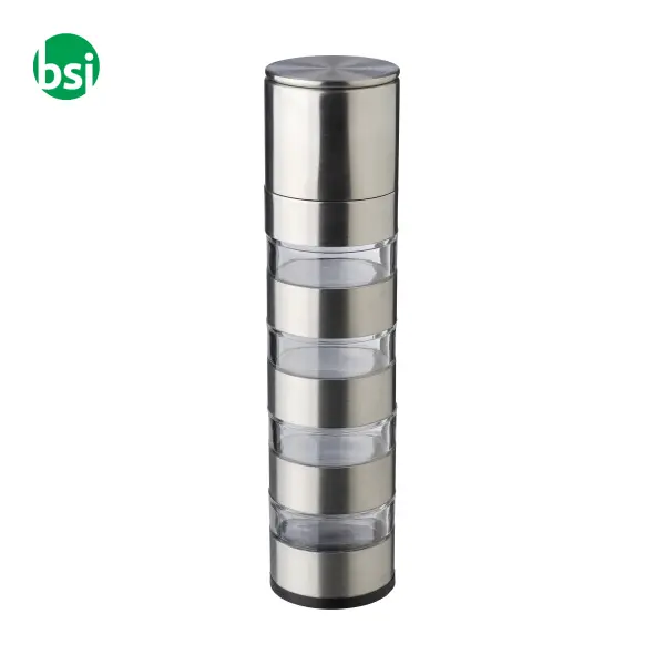 Macinaspezie in acciaio inox personalizzabile Rylan -  1