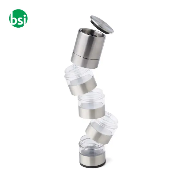 Macinaspezie in acciaio inox personalizzabile Rylan -  6