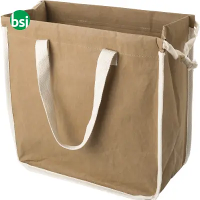 Shopping bag in carta kraft lavabile Emery - Immagine 3