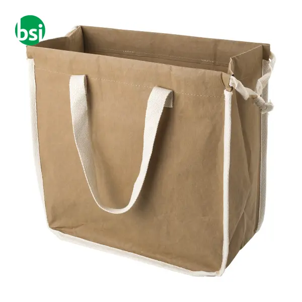Shopping bag in carta kraft lavabile Emery -  3