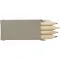 Set 4 mini matite in legno personalizzabili Kai - Anteprima 3