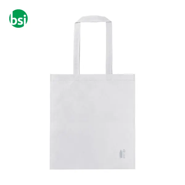 Shopping bag personalizzabile in TNT e rPET 80gr Ryder -  6