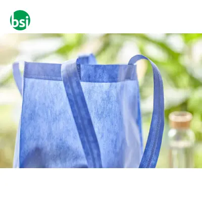 Shopping bag personalizzabile in TNT e rPET 80gr Ryder - Immagine 3