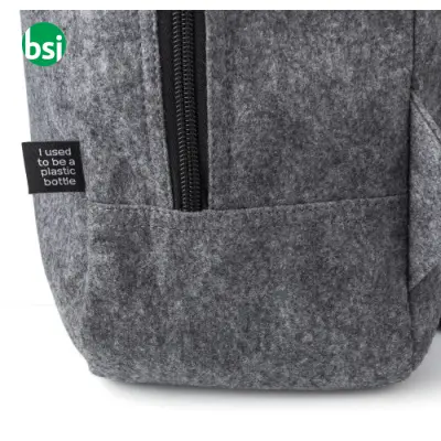 Zaino personalizzato in feltro rPET Eleanor - Immagine 3