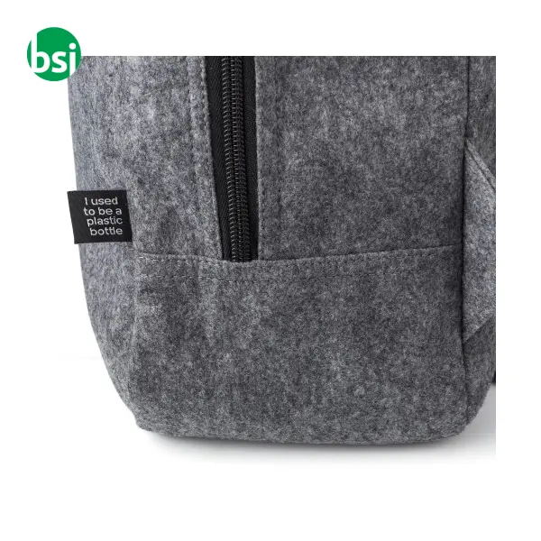 Zaino personalizzato in feltro rPET Eleanor -  3