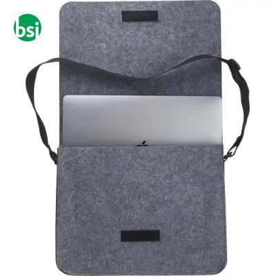 Borsa portacomputer in feltro rPET Layla - Immagine 3