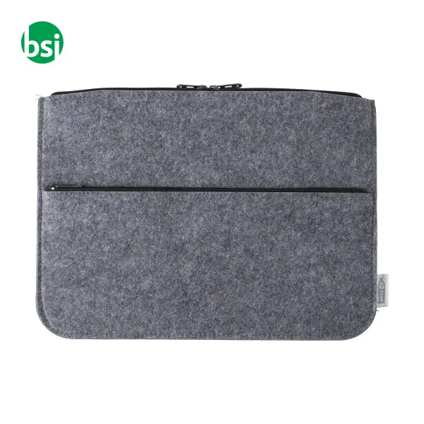 Custodia in feltro rPET per laptop Emilia -  2