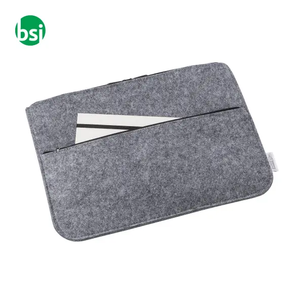 Custodia in feltro rPET per laptop Emilia -  3