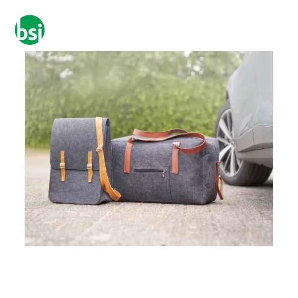 Borsa da viaggio in feltro rPET Natalie -  5