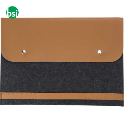 Borsa per laptop in feltro rPET Jonathan - Immagine 5