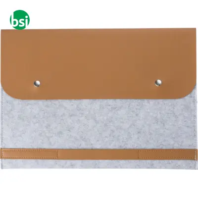 Borsa per laptop in feltro rPET Jonathan - Immagine 2