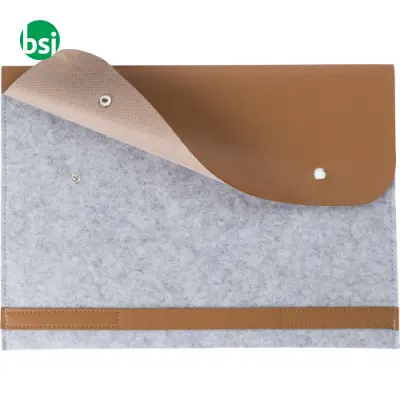 Borsa per laptop in feltro rPET Jonathan - Immagine 3