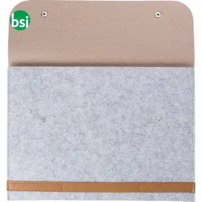 Borsa per laptop in feltro rPET Jonathan - Immagine 4