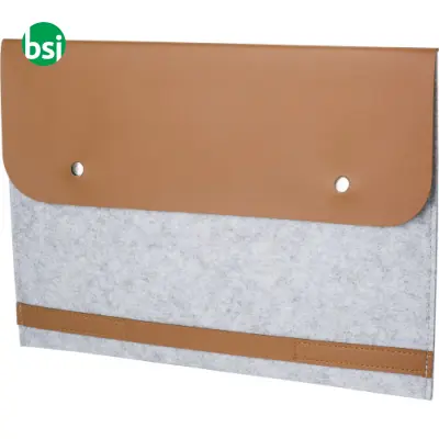 Borsa per laptop in feltro rPET Jonathan - Immagine 6