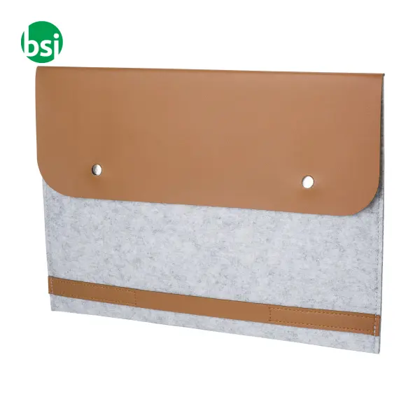 Borsa per laptop in feltro rPET Jonathan -  6