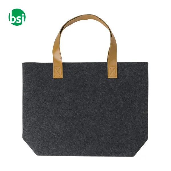 Shopping bag personalizzate in feltro rPET Hunter -  6