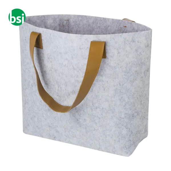 Shopping bag personalizzate in feltro rPET Hunter -  8