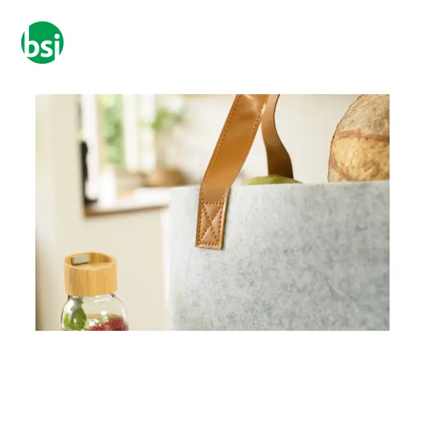 Shopping bag personalizzate in feltro rPET Hunter -  3