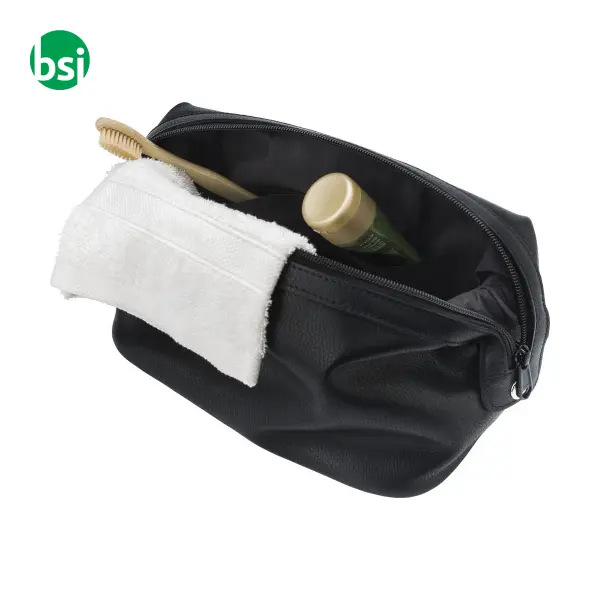 Beauty case personalizzabile in pelle Flynn -  2