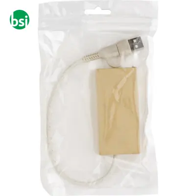Stazione Hub con quattro porte USB in alluminio Paulo - Immagine 2