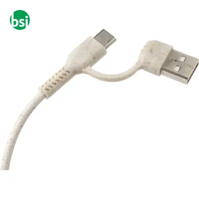 Stazione Hub con quattro porte USB in alluminio Paulo - Immagine 3