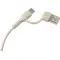 Stazione Hub con quattro porte USB in alluminio Paulo - Anteprima 3