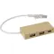Stazione Hub con quattro porte USB in alluminio Paulo - Anteprima 1