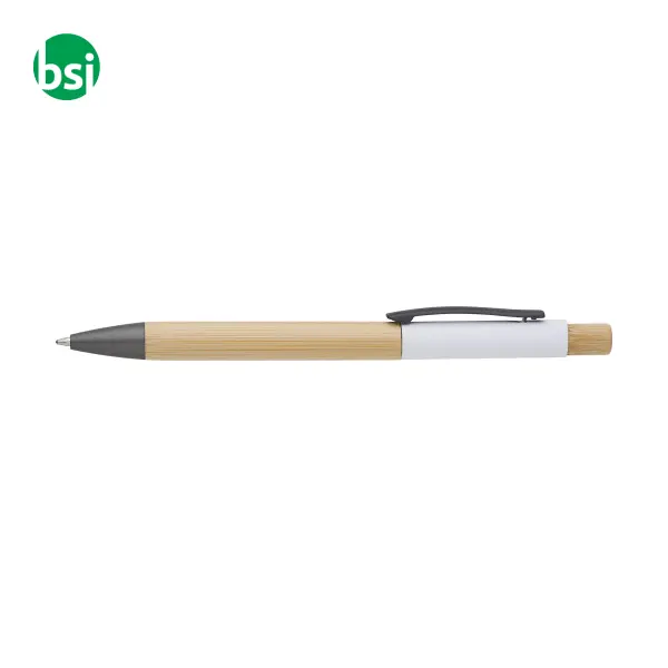 Penna a sfera in bamboo Cesar -  4