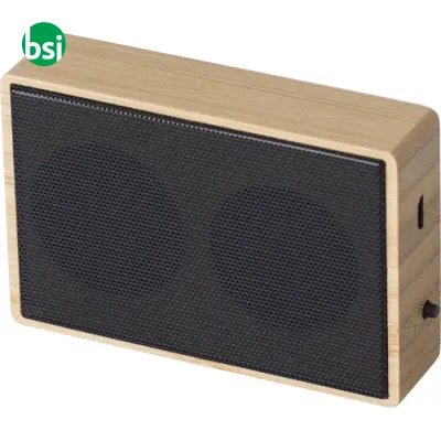 Speaker wireless in bamboo personalizzabili Fox