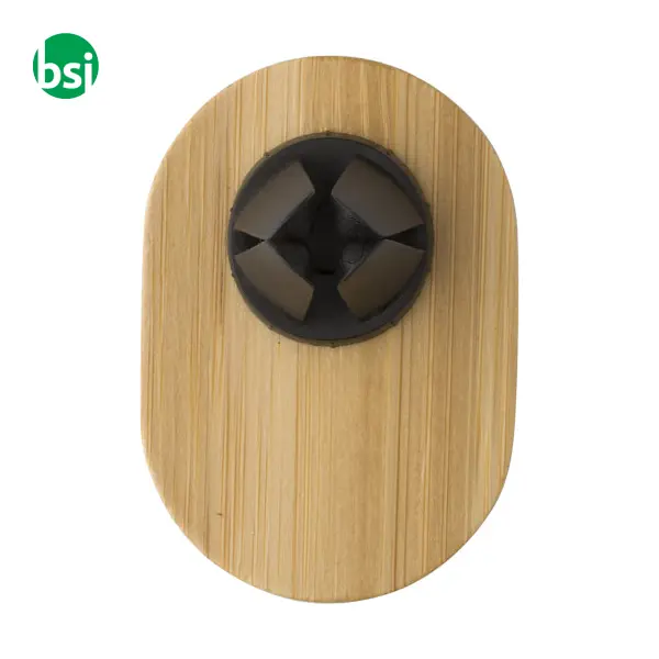 Supporto auto per smartphone in bamboo Larry -  3