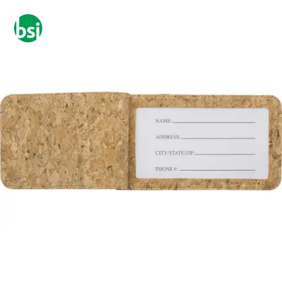 Portanome per bagaglio in sughero Makai - Immagine 3