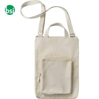 Borsa portacomputer in cotone 340gr Iker - Immagine 4