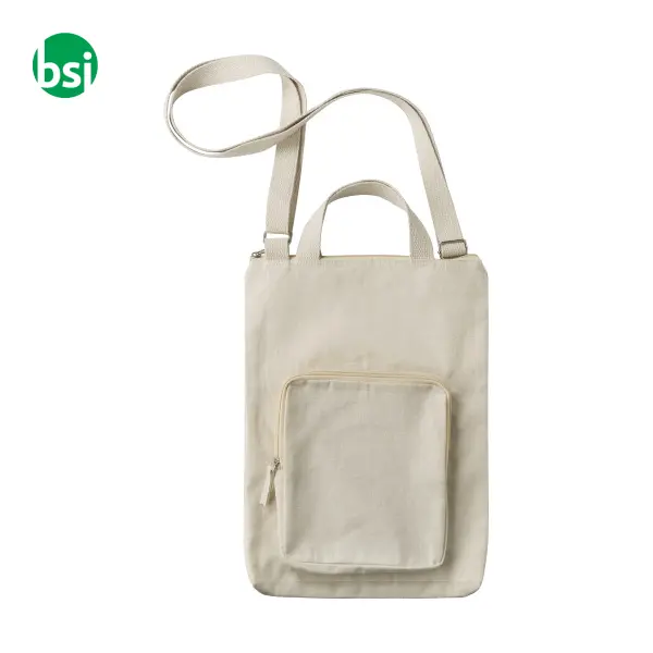 Borsa portacomputer in cotone 340gr Iker -  4