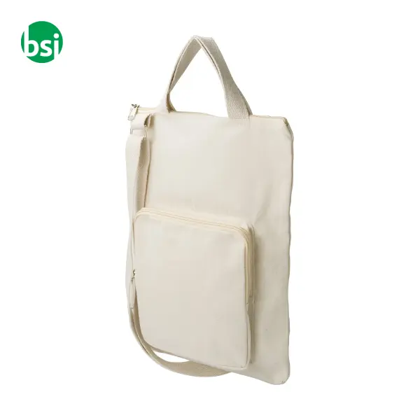Borsa portacomputer in cotone 340gr Iker -  1