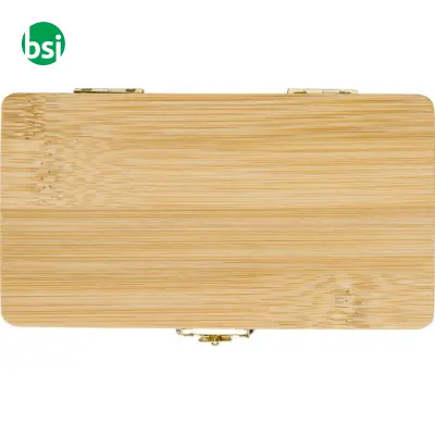 Set attrezzi 25 pezzi custodia in bamboo Willow - Immagine 4
