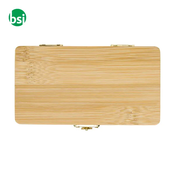 Set attrezzi 25 pezzi custodia in bamboo Willow -  4