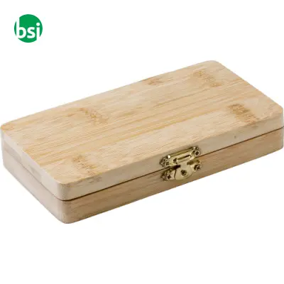 Set attrezzi 25 pezzi custodia in bamboo Willow - Immagine 3