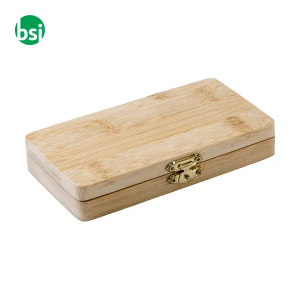 Set attrezzi 25 pezzi custodia in bamboo Willow -  3