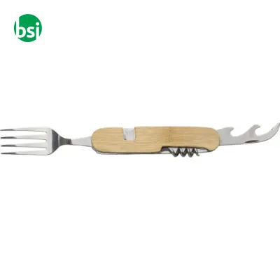 Set di posate multifunzionali in bamboo Ainsley - Immagine 2