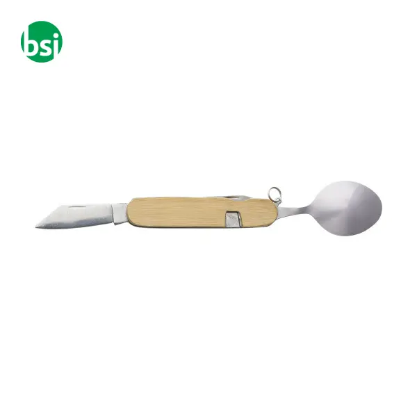 Set di posate multifunzionali in bamboo Ainsley -  3