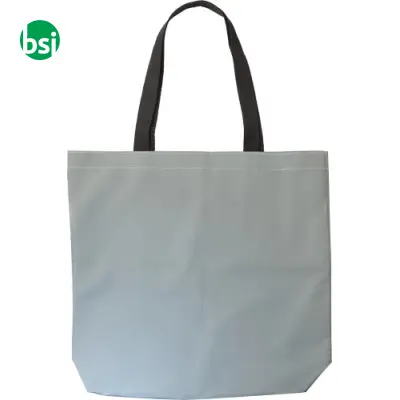 Shopping bag poliestere riflettente personalizzate Jordyn - Immagine 2