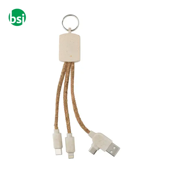 Set cavi per la ricarica 3 in 1 in accaio inox Landry -  2