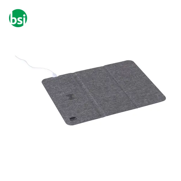 Tappetino per mouse rPET con caricatore rapido Selene -  4